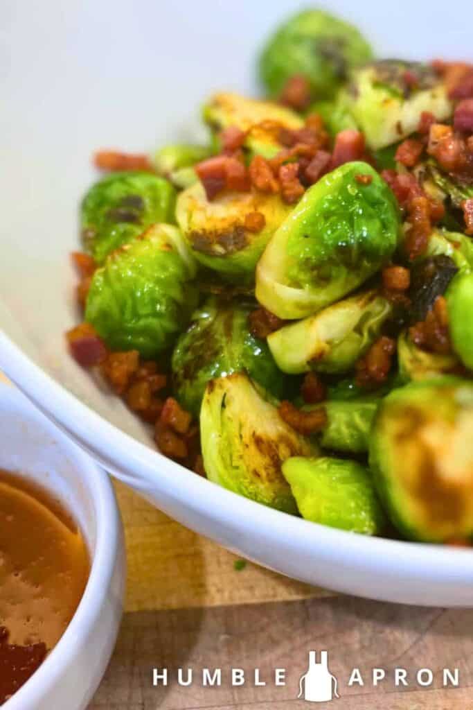 Brussels Sprouts in Servind dish