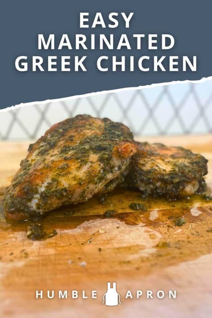 easy Greek chicken marinade 