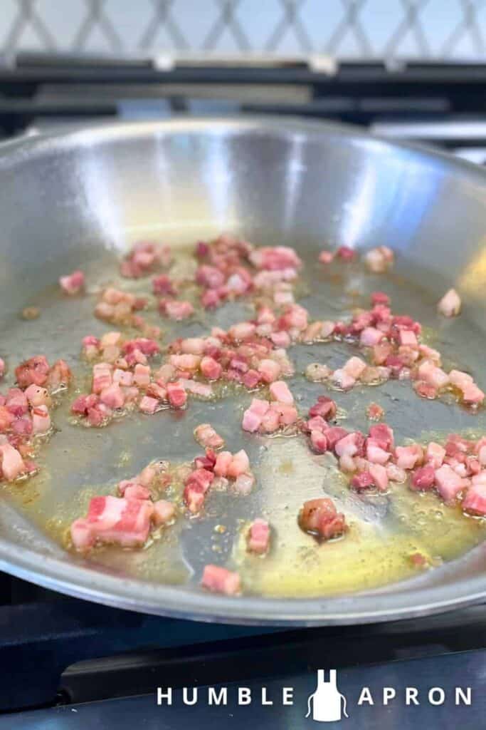 Pancetta in pan