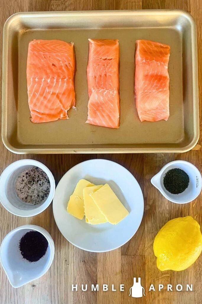 Baked Lemon Dill Salmon ingredients