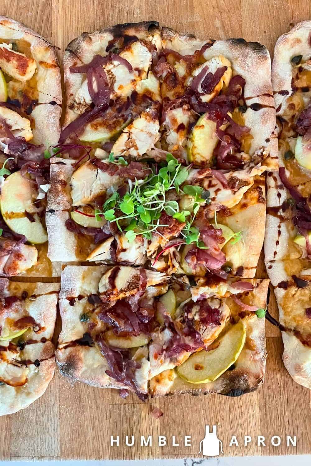 Chicken Flatbread Recipe With Balsamic Glaze