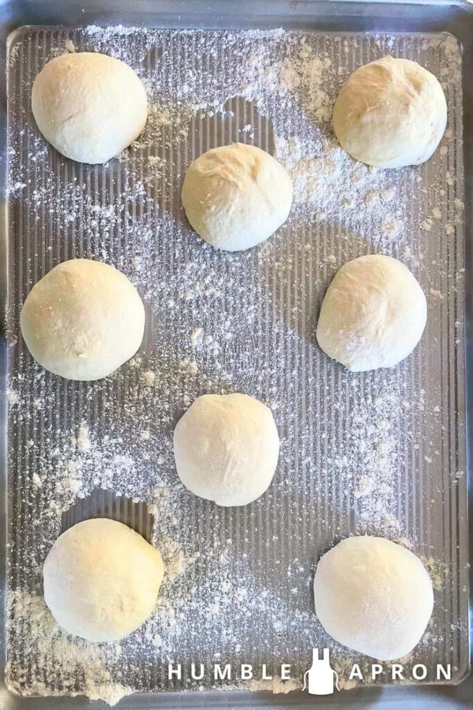 Chicken Apple Flatbread dough balls