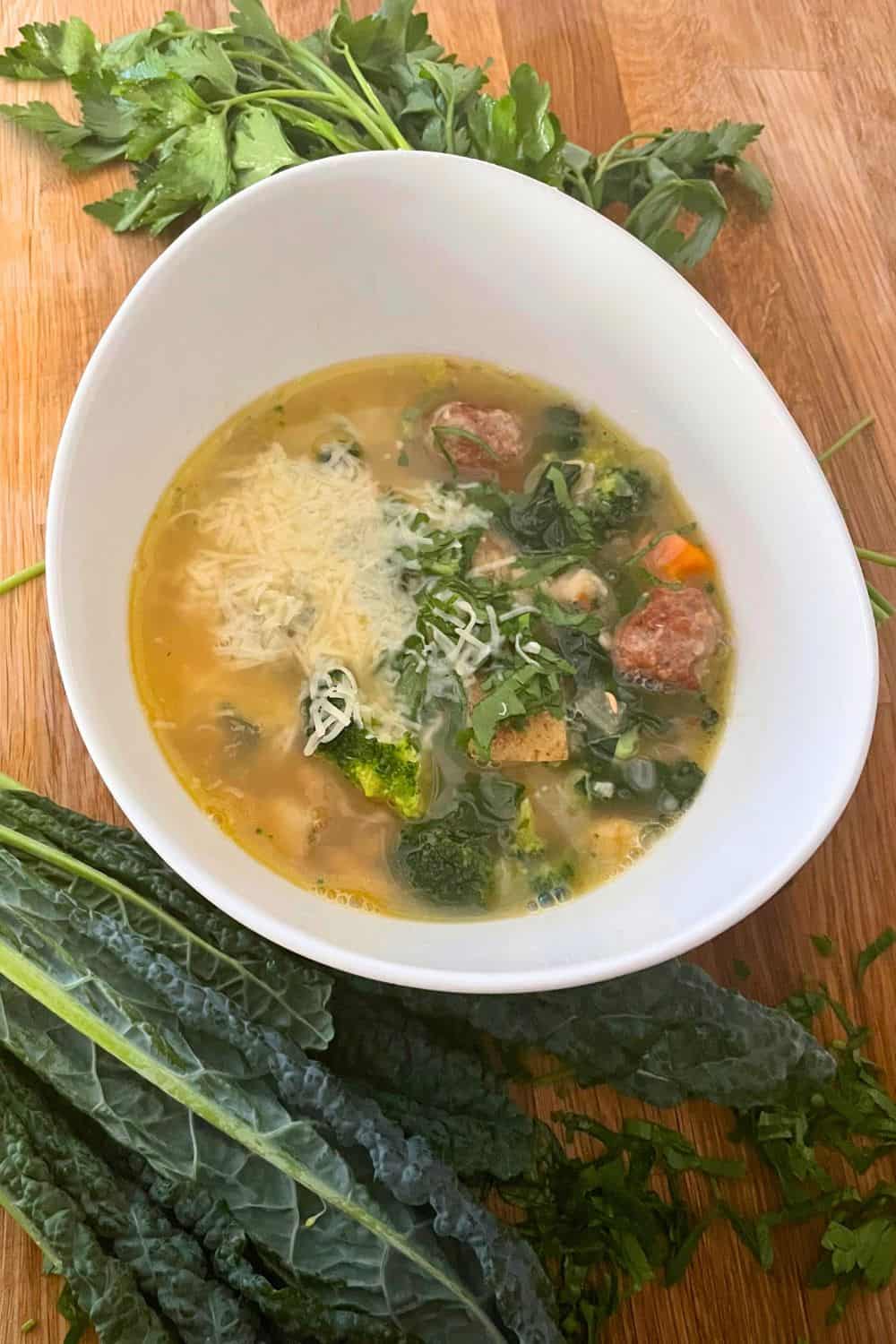 Tuscan White Bean Soup with Kale