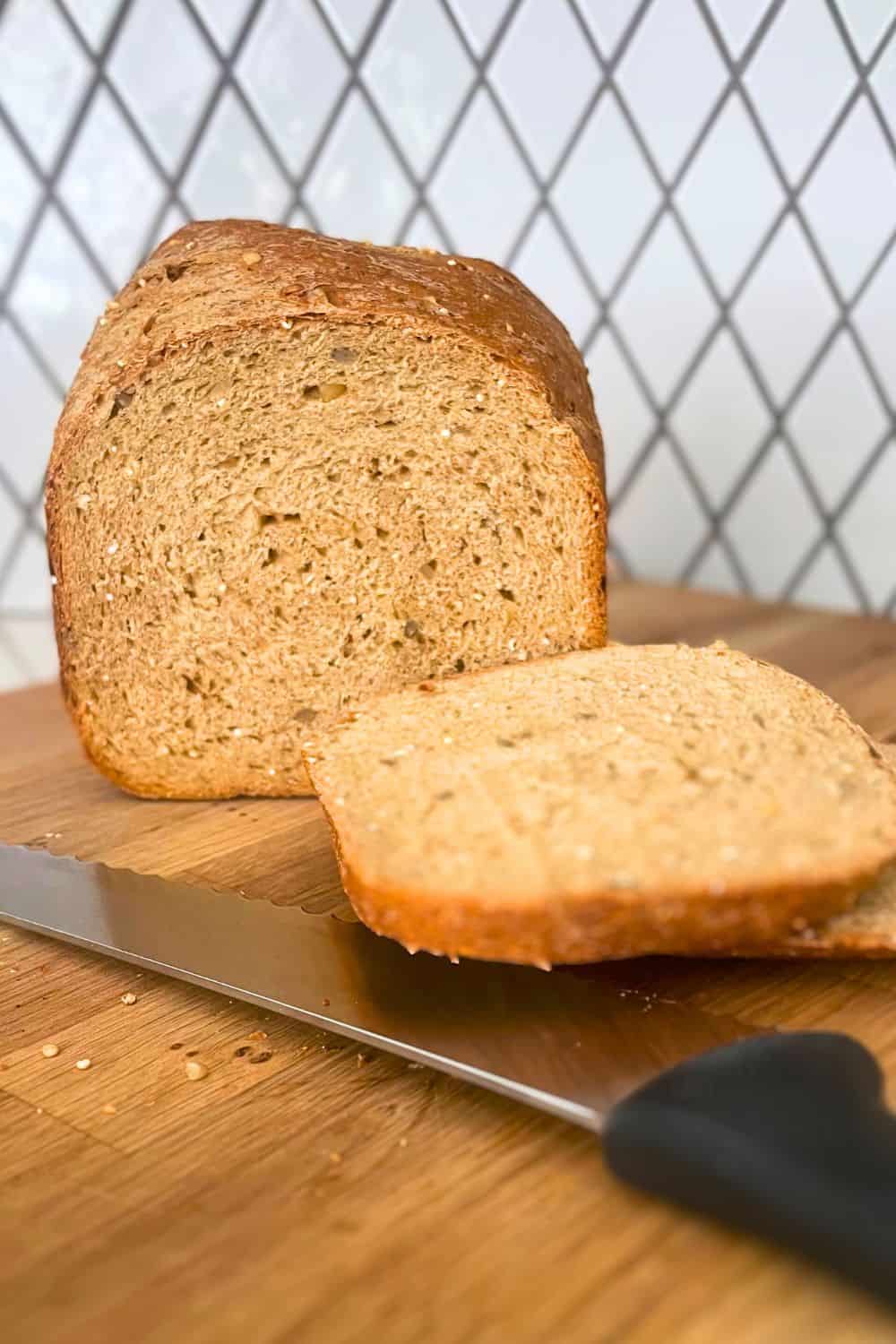whole wheat bread recipe in the bread machine
